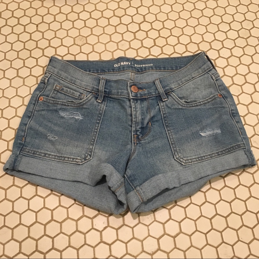 Boyfriend Denim Shorts